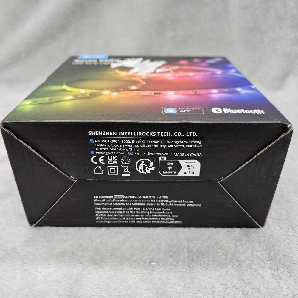 Govee RGBIC LED Strip Lights 49.2ft H617F Bluetooth App Control 2 Rolls